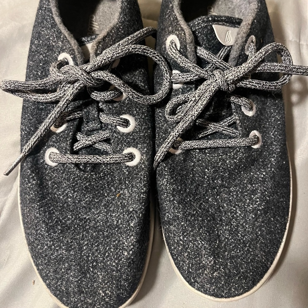 Gray ALLBIRDS Lace-Up Sneakers Sz 9